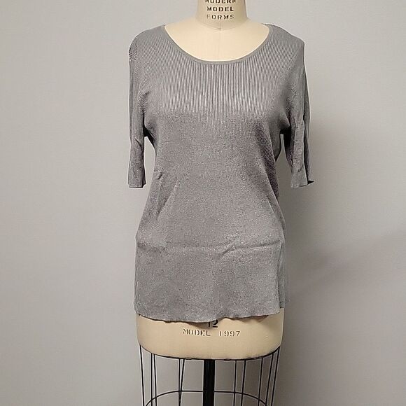 Coldwater creek short sleeve knit top. Size XL - Picture 1 of 5